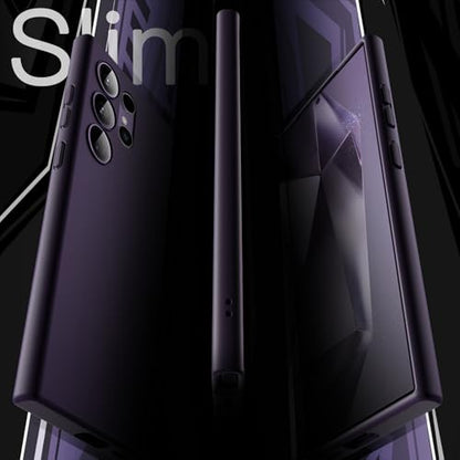 JETech Slim Case for Samsung Galaxy S24 Ultra, Titanium Violet | Camera Lens Protection, Soft TPU Design, Matte Finish, Shockproof Protection - color: Titanium Violet, size: S24 Ultra