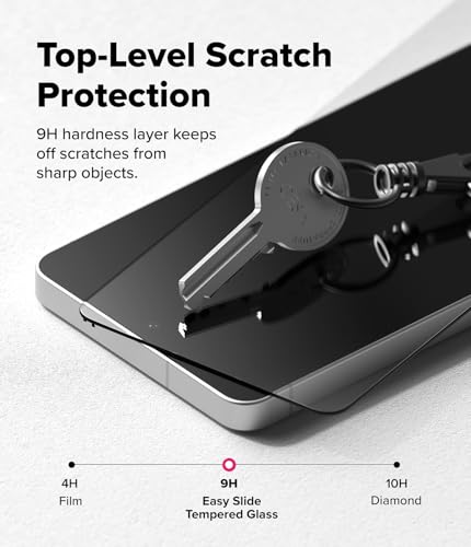 Ringke for Samsung Galaxy S26 Ultra Screen Protector [Easy Slide, 2 Pack] | Easy Installation with Alignment Tool, Case Friendly Premium 9H Hardness Tempered Glass - size: Galaxy S26 Ultra