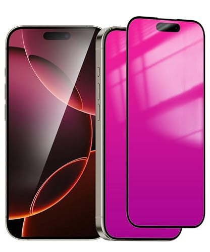 Privacy Screen Protector for iPhone 16 Pro Max 2 Pack (Pink) - color: for iPhone 16 Pro Max (Pink)