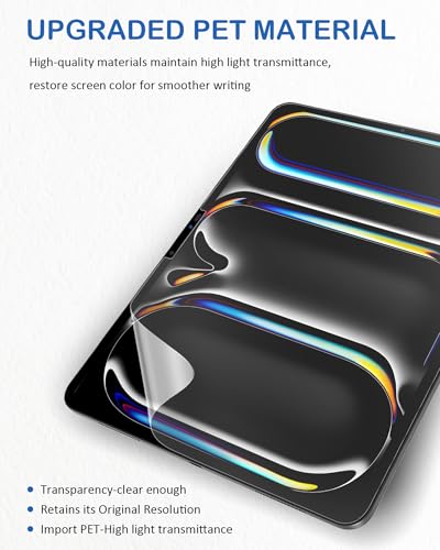 XIRON Paper Screen Protector for iPad Pro 13 inch M4 2024/M5 2025 - size: Pro 13 inch M4/M5 (2024/2025)