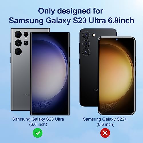 LK 3 Pack for Samsung Galaxy S23 Ultra Screen Protector [Flexible TPU Film] - size: Galaxy S23 Ultra-6.8inch