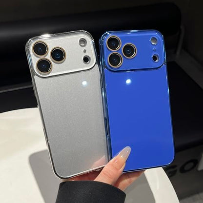 Caseative for iPhone 17 Pro Case, White | Solid Color Electroplated Frame with Crystal Camera Lens Protection - color: White