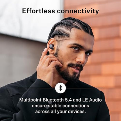 Sennheiser Momentum True Wireless 4 Smart Earbuds with Bluetooth 5.4, Crystal-Clear Sound, Comfortable Design, 30-Hour Battery Life, Adaptive ANC, LE Audio and Auracast - White Silver - color: White