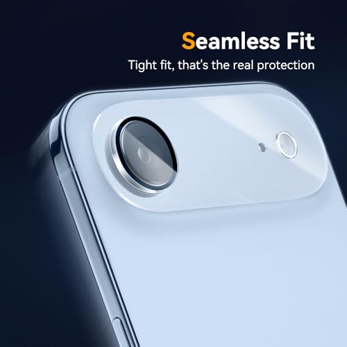 Camera Lens Protector for iPhone 17 Air 6.6",9H Tempered Glass，Ultra HD, Scratch Resistance Easy to Install，Case Friendly， 3-Pack - size: iPhone17 Air