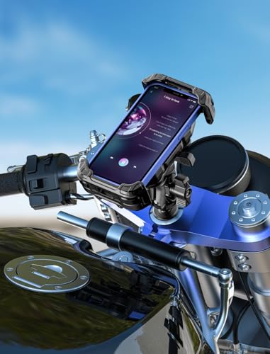 Kewig Motorcycle Fork Stem Phone Mount with Vibration Dampener
