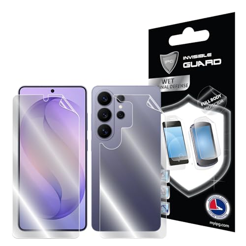 IPG Made for Samsung Galaxy S26 Ultra Screen + Back Hydrogel Protector Invisible Touch Screen Sensitive Ultra HD Clear Film Anti Scratch Skin Guard - Smooth / Self-Healing / Bubble -Free for GlxS26UltraFB - size: Full Body (Screen + Back Protector)