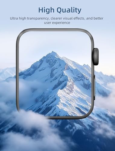 [8 Pack] Screen Protector for Apple Watch Series 38mm 3/2/1 Anti-Scratch,iWatch Self-Healing Soft TPU,Bubble-Free,HD Clear Soft Watch Film,Touch Sensitive,Ultra-thin for iWatch Accessories - size: 38mm Series 3/2/1