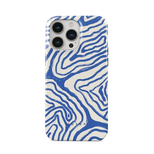 BURGA Unisex Phone Case for iPhone 13 Pro – Dual-Layer Hybrid Design with Shock-Absorbing Silicone & Durable Exterior, Scratch-Resistant Finish and Raised Bezel Edge for Screen Protection & Daily Use - color: Seven Seas, size: iPhone 13 Pro