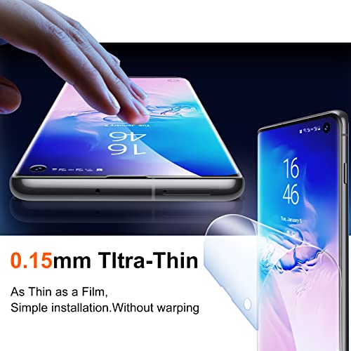 UniqueMe for Samsung Samsung Galaxy S10 Screen Protector Full Coverage - size: S10（6.1 inch ）