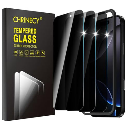 3 Pack Privacy Screen Protector for iPhone 17 Pro - size: iPhone 17 Pro 3PCS