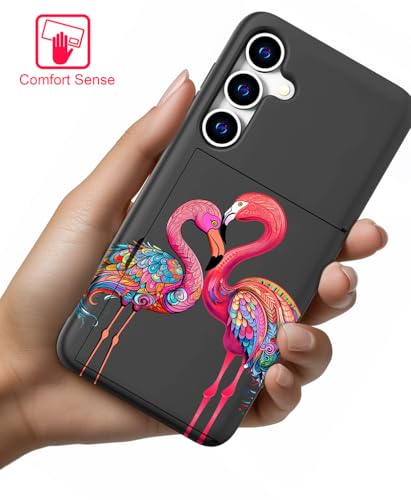 for Samsung Galaxy S24 / S25 Case - Pink Flamingos - color: Pink Flamingos
