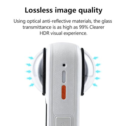 Tempered Glass Lens Guard Protector for Insta360 X5, 2 Pack