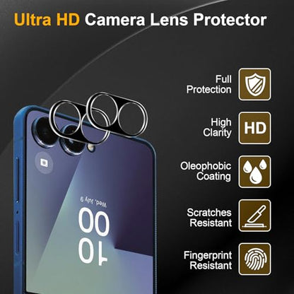 3 Pack Camera Lens Protector for Samsung Galaxy Z Flip 7 - size: Galaxy Z Flip 7