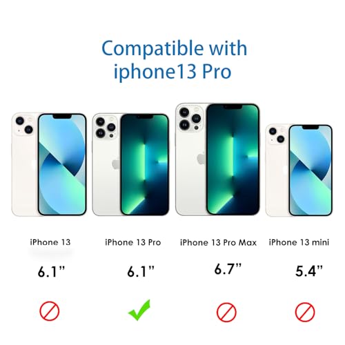 Ultra-Clear Hybrid Case Shockproof & Anti-Yellowing Phone Case | TPU + Acrylic Dual Protection | Slim Fit & Scratch-Resistant Design for iPhone 13 pro - size: iphone 13 pro