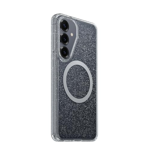 OtterBox Samsung Galaxy S26+ Symmetry Series Case - Stardust 4.0, Clear, Thin, Glitter Samsung Phone Case, Built-in Fast Charge Magnets & Raised Edges - color: Stardust Clear/Glitter, style: S26+