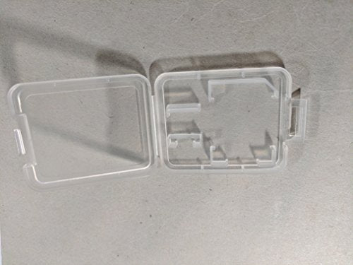 eTECH Collection 15 Pack of Clear Plastic SD/SDHC/SDXC/MicroSD/MicroSDHC/MicroSDXC Memory Card Case Holder for SanDisk/Kingston/Transcend/Samsung (Case Only, Memory Card Not Included) - color: 15Pack