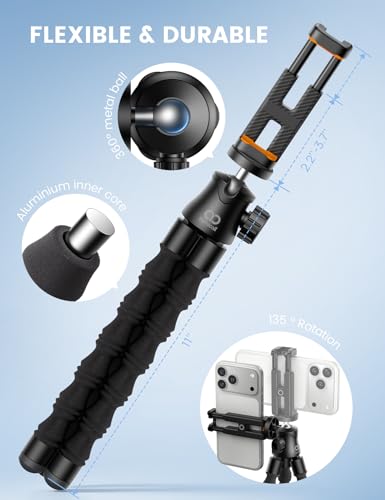 Lamicall Tripod for iPhone with Wireless Remote for iPhone Gopro Camera - style: Standard