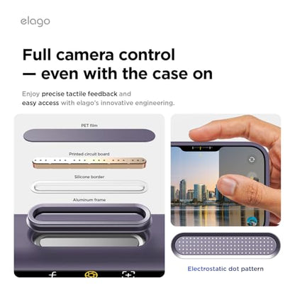 elago Premium Magnetic Silicone Case for iPhone 17 | Compatible with MagSafe, Liquid Silicone Material, Protection, Shockproof, Slim Phone (Deep Lavender) - color: Deep Lavender, size: iPhone 17