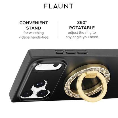 Flaunt MagSafe Phone Ring Holder and Stand - Gold Brilliance - color: Gold Brilliance