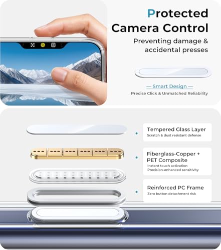 Clear Magnetic Case for iPhone 17 Pro Phone Cases with Camera Control, Anti-Yellowing Crystal Clear for Apple17 case Compatible MagSafe, Shockproof Protection for iPhone 17 Pro Cases Transparent - size: iPhone 17 Pro 6.3"