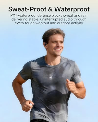 Open Ear Earbuds, Over Ear Earbuds with Ear Hooks for Running Sports