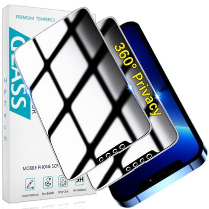360 Degree Privacy Screen Protector for iPhone 17e/16e/14/13/13 Pro - color: Black-iPhone 17e/16e