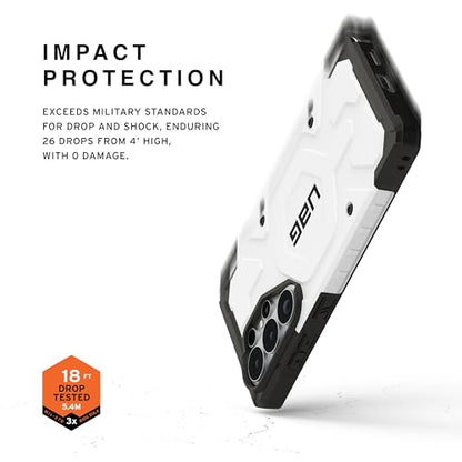 URBAN ARMOR GEAR UAG for Samsung Galaxy S26 Ultra Case 6.9" Pathfinder - Magnetic Charging Compatible Rugged Military Drop Tested Protective Cover, White - color: Pathfinder - White