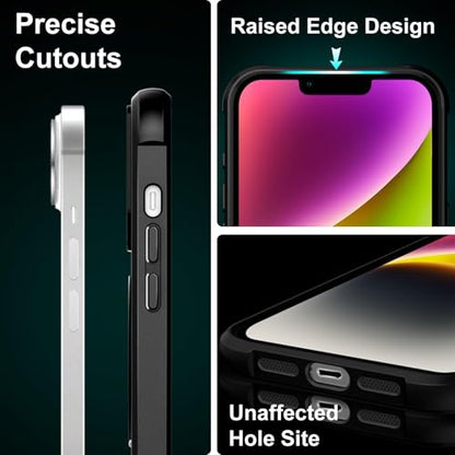 360°Magnetic Swivel Ring for iPhone 14 Plus case-Black - color: Black, size: iPhone 14 Plus