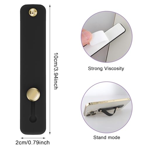 WLLHYF Phone Loop Finger Holder Phone Grip Phones Fingers Strap Stand, 4