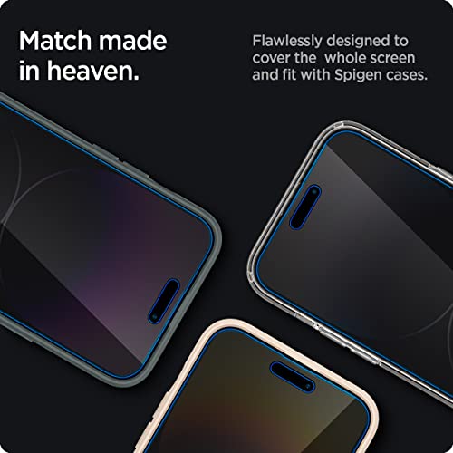Spigen GlasTR EZ FIT Privacy Screen Protector for iPhone 14 Pro - size: iPhone 14 Pro