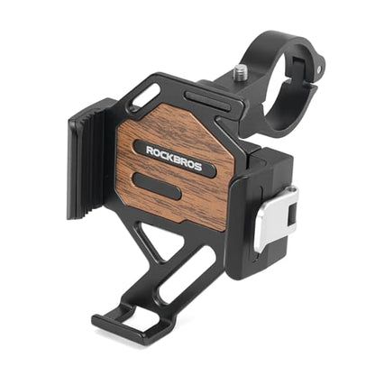ROCKBROS Bike Phone Mount, Quick Release, 360° for 4.5-7.2 in Phones
