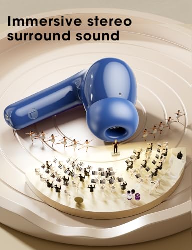 jaddsa Wireless Earbuds, 2026 Ear Buds with Big Bass Stereo Sound,