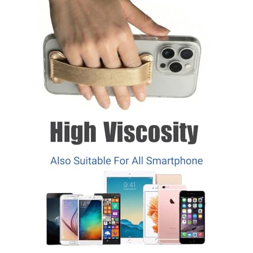 Hand Holder Strap for Smartphones&Tablet, Handle Grip (Gold)-2Pack - color: Gold