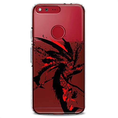 TPU Case Compatible for Google Pixel 9 8 Pro 7a 6a 5a XL 4a 5G 2 XL 3 XL 3a Drawing Woman Samurai Soft Clear Gorgeous Flexible Silicone Cute Print Splash Paint Slim fit Design Fighter Lady - color: Drawing Woman Samurai