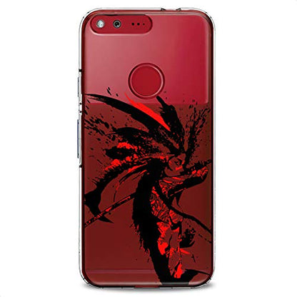 TPU Case Compatible for Google Pixel 9 8 Pro 7a 6a 5a XL 4a 5G 2 XL 3 XL 3a Drawing Woman Samurai Soft Clear Gorgeous Flexible Silicone Cute Print Splash Paint Slim fit Design Fighter Lady - color: Drawing Woman Samurai