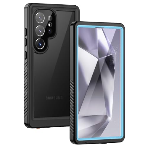 Lanhiem for Samsung Galaxy S24 Ultra Case, IP68 Waterproof Dustproof, Built-in Screen Protector, Rugged Full Body Shockproof Protective Cover for Galaxy S24 Ultra 5G 6.8 Inch, Light Blue - color: Blue, size: 6.8" for S24 Ultra