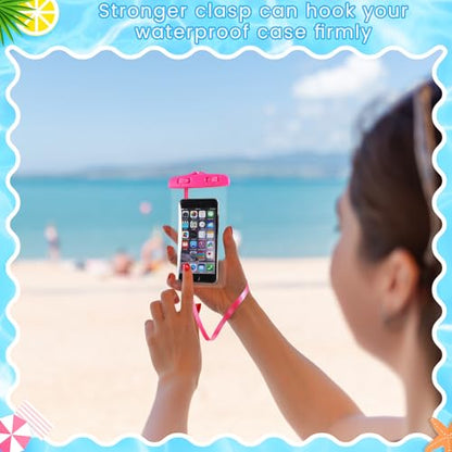 40 Pack Universal Clear Waterproof Phone Pouch, Colorful - color: Colorful