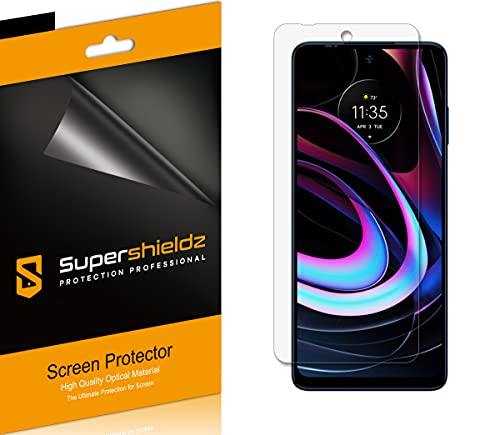 Supershieldz (6 Pack) Designed for Motorola Edge (2021) / Motorola Edge 5G UW Screen Protector, High Definition Clear Shield (PET)