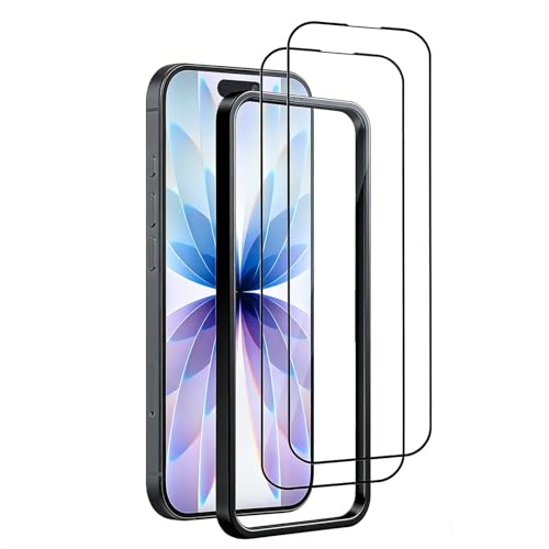 2 Pack Full Coverage Screen Protector for iPhone 17 (6.3") & Frame