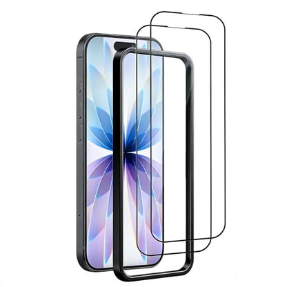 2 Pack Full Coverage Screen Protector for iPhone 17 (6.3") & Frame