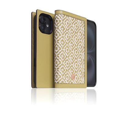 SLG D5 Edition British Fabric Wallet Case for iPhone 16 - [2-in-1] Handcrafted Detachable Diary Style with Magnetic MagSafe Back Cover, Gift Box Included (Lime Olive) - color: [D5 Edition] Lime Olive, size: iPhone 16