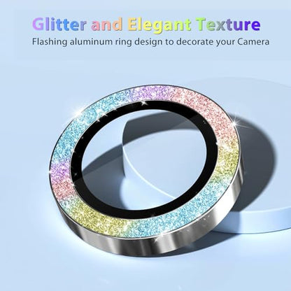 Zeking 2 Set for Samsung Galaxy Tab S10 FE Camera Lens Protector - color: GlitterColor