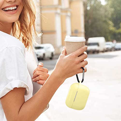 Lerobo for AirPods Pro 2 Case with Keychain, Cream Yellow - color: Cream Yellow