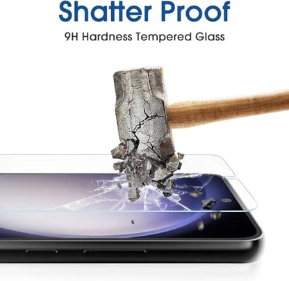 amFilm OneTouch for Samsung Galaxy S23 Screen Protector Tempered Glass - size: S23-6.1"