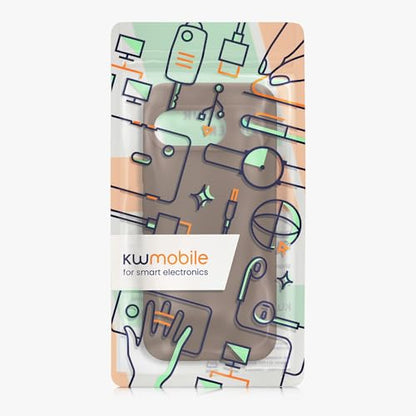 kwmobile Case Compatible with Google Pixel 9 Case - Protective Slim TPU Phone Cover - Soft Matte Finish - Chocolate - color: Chocolate, size: Pixel 9