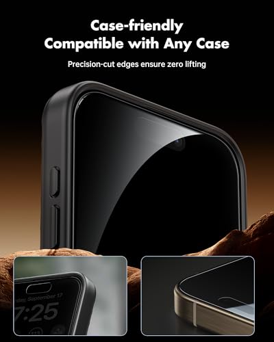 UNBREAKcable Privacy Screen Protector for iPhone 15 Pro Max, 2-Pack - size: iPhone 15 Pro Max