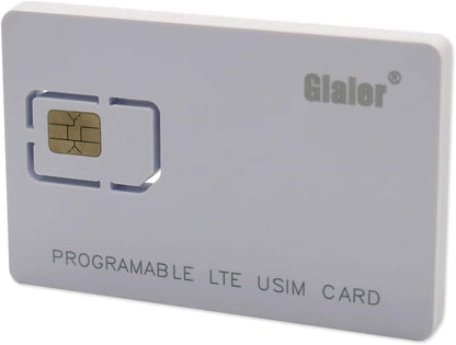 LTE Cards Program kit, SIM Card Tools & Accessories Include 1 SIM Card Reader + 5pcs programmable USIM Cards + 1 Mini Micro Nano sim Card Adapter kit + GRSIM Software Programer Tool