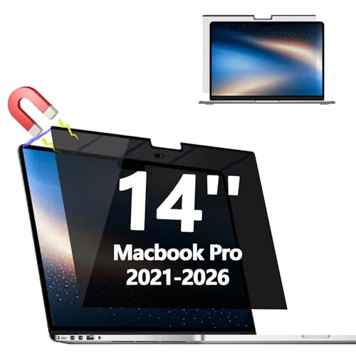 Magnetic Privacy Screen Protector for MacBook Pro 14'' (2021-2026, M1-M5) - color: Magnetic MacBook Pro 14 Inch (2021-2026, M1-M5, Pro, Max)