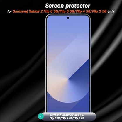 2 Pack for Samsung Galaxy Z Flip 7 FE/Flip 6 5G/5/4/3 Privacy Screen Protector. Anti Scratch, Self-Healing, Anti Spy Flexible TPU Film NOT Tempered Glass - size: for Z Flip 7 FE/Flip 6 5G/5/4/3