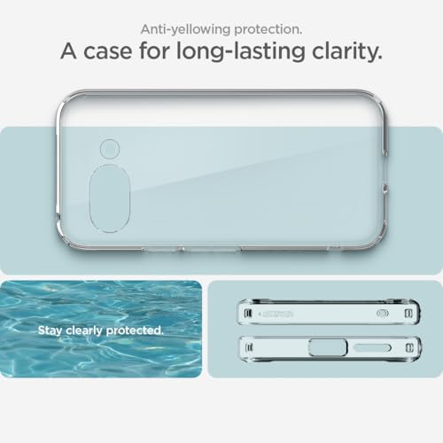 Spigen Ultra Hybrid for Pixel 9a Case, Crystal Clear - color: Clear, size: Pixel 9a
